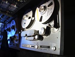 Studer 2" 16 track and Scully quarter inch 2 track master recorder